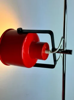 Best Pamono Vintage Amilux Red Floor Lamp, 1970s