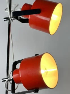 Best Pamono Vintage Amilux Red Floor Lamp, 1970s