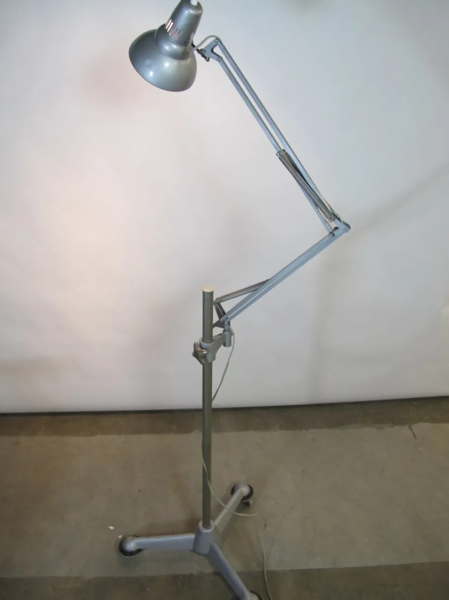 Best Pamono Vintage Anglepoise Floor Lamp with Wheels from ASEA, 1950s