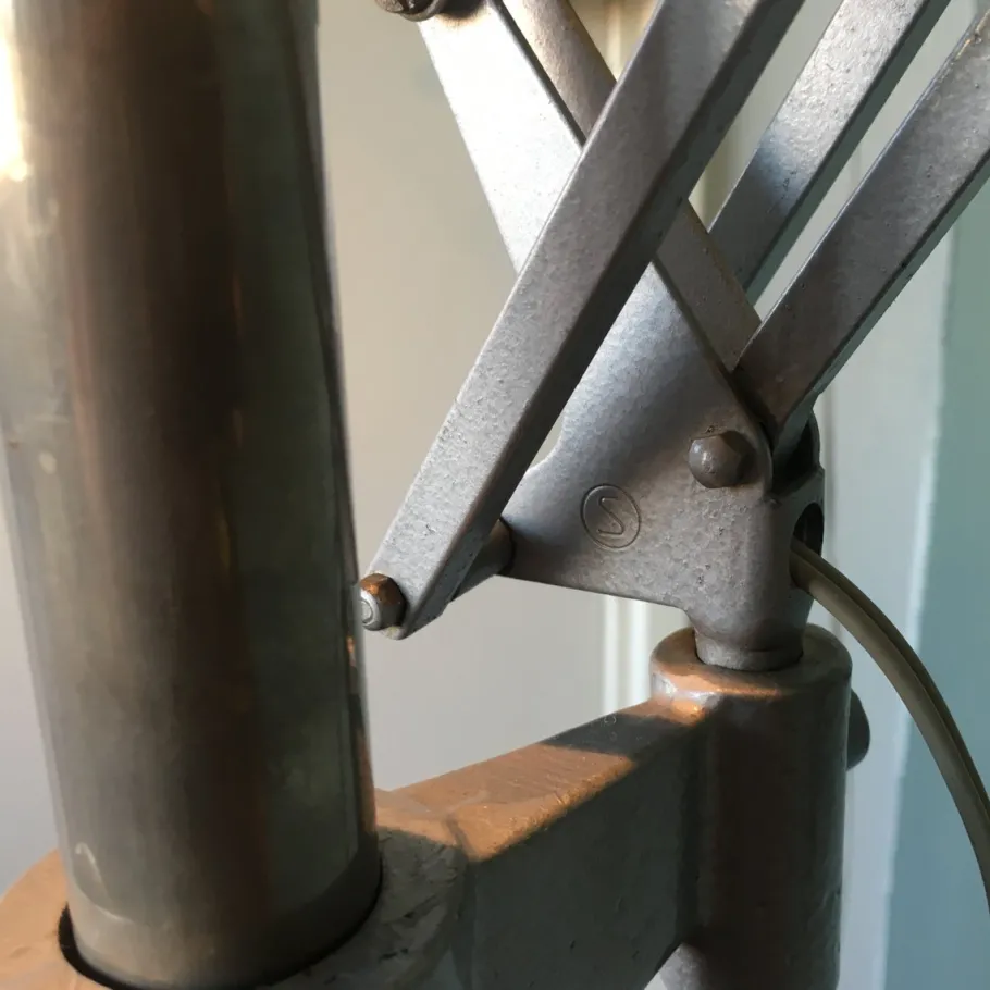 Best Pamono Vintage Anglepoise Floor Lamp with Wheels from ASEA, 1950s