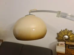 New Pamono Vintage Arc Floor Lamp attributed to Harvey Guzzini, 1970