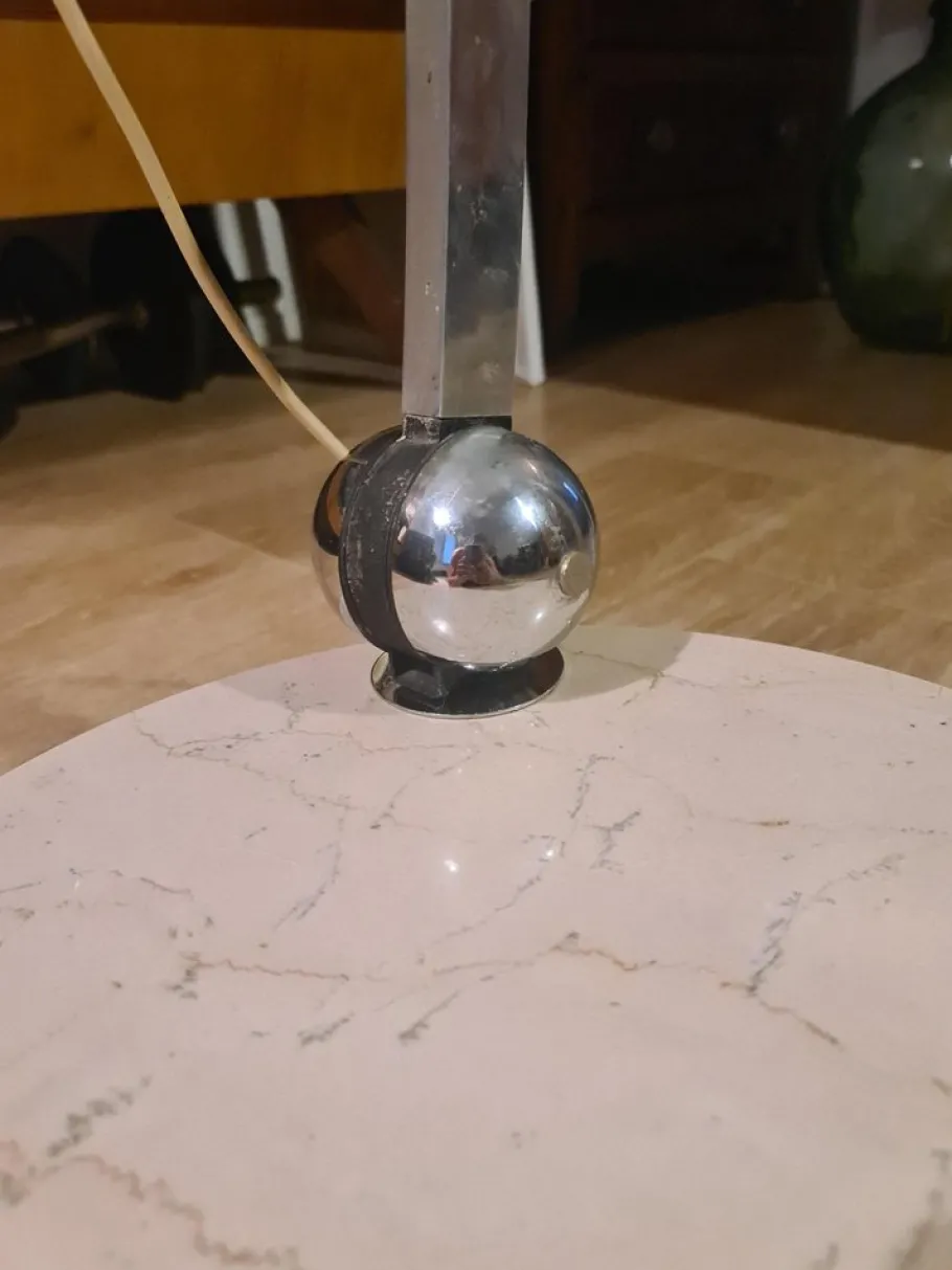 New Pamono Vintage Arc Floor Lamp attributed to Harvey Guzzini, 1970