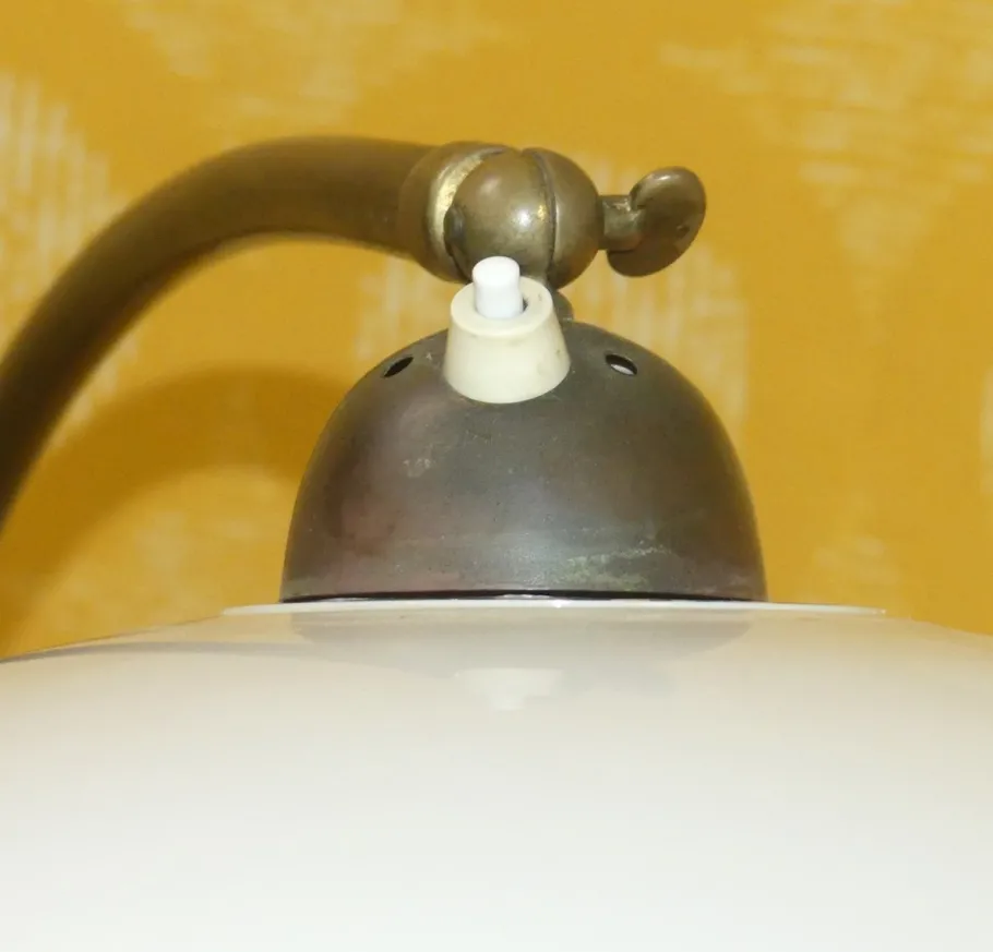 Hot Pamono Vintage Arc Lamp in Brass, 1950s