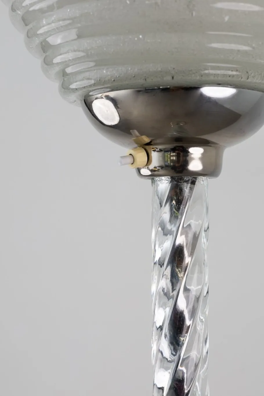 Sale Pamono Vintage Art Deco Pulegoso Murano Glass Floor Lamp attributed to Venini, 1930s