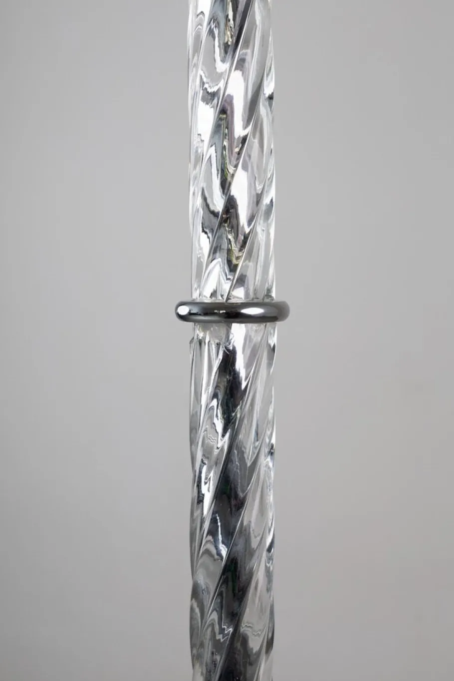 Sale Pamono Vintage Art Deco Pulegoso Murano Glass Floor Lamp attributed to Venini, 1930s