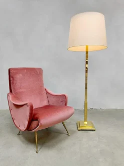 New Pamono Vintage Art Deco Style Floor Lamp