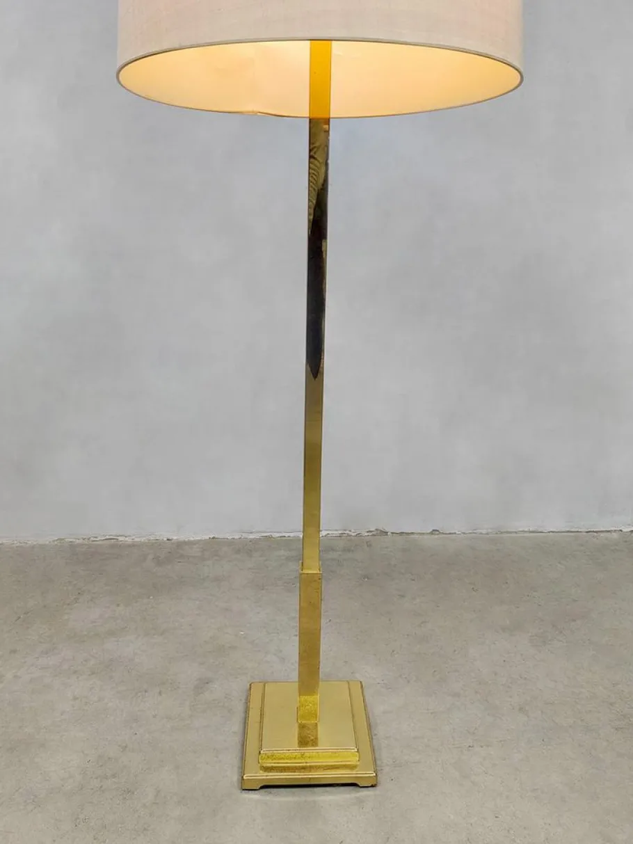 New Pamono Vintage Art Deco Style Floor Lamp