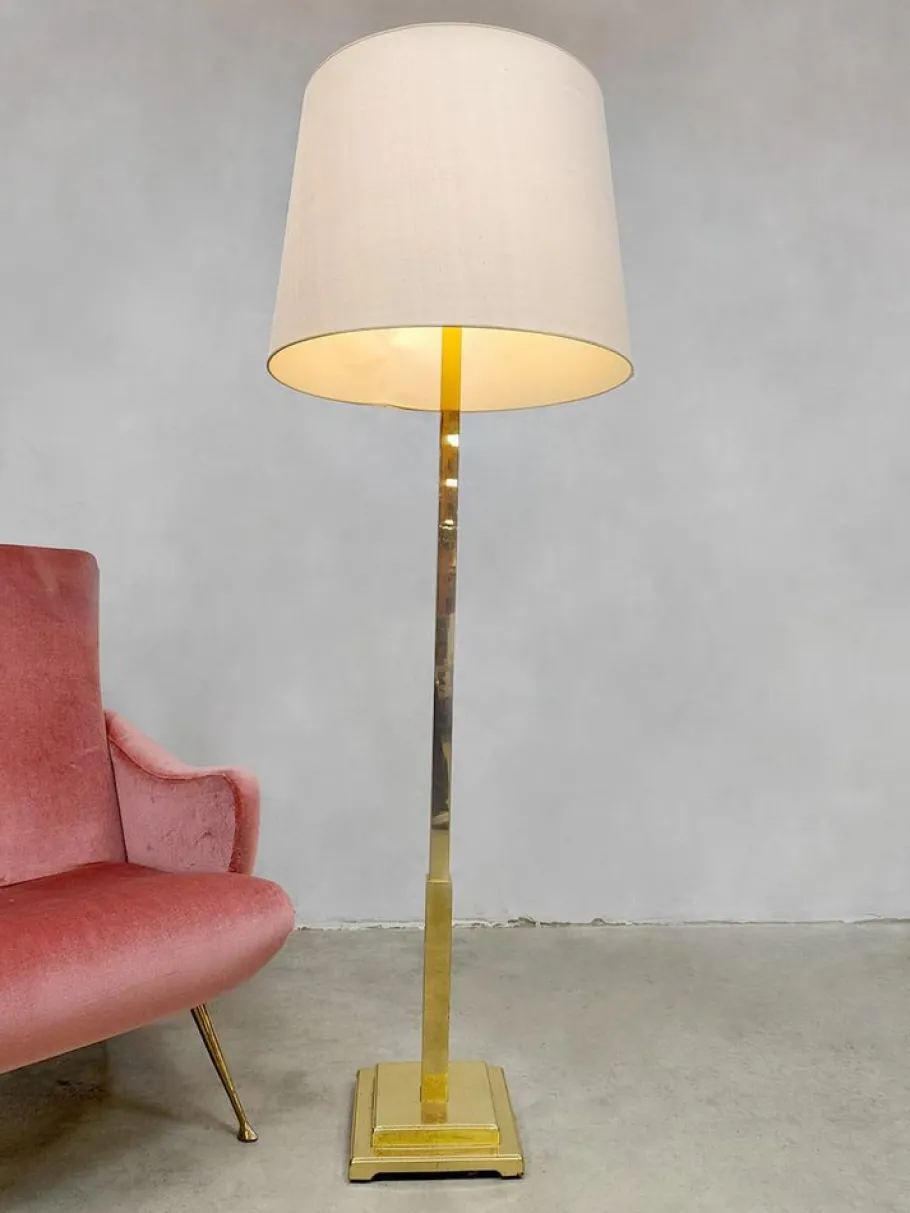 New Pamono Vintage Art Deco Style Floor Lamp