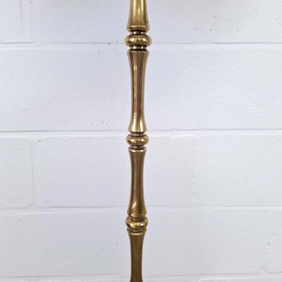 Online Pamono Vintage Bamboo Floor Lamp in Brass, 1960s