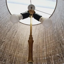 Online Pamono Vintage Bamboo Floor Lamp in Brass, 1960s