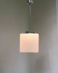 Best Pamono Vintage Bauhaus Style Cube Ceiling Lamp by Walter Kostka for Atrax-Gesellschaft
