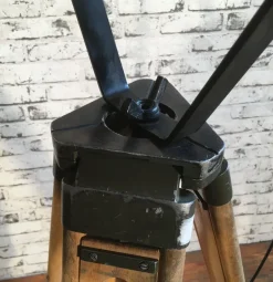 Sale Pamono Vintage Black Theater Tripod Lamp, 1960s