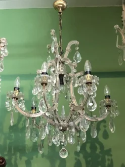 Sale Pamono Vintage Bohemia Chandelier, 1950s