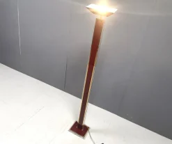 Best Pamono Vintage Brass and Acrylic Floor Lamp, 1970s