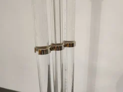 Pamono Vintage Brass and Acrylic Glass Floor Lamp from Belgo Chrom, 1970s