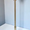Sale Pamono Vintage Brass and Black Varnished Aluminum Floor Lamp, Italy, 1950s