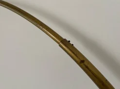 Online Pamono Vintage Brass Arc Lamp from Florian Schulz, 1970s