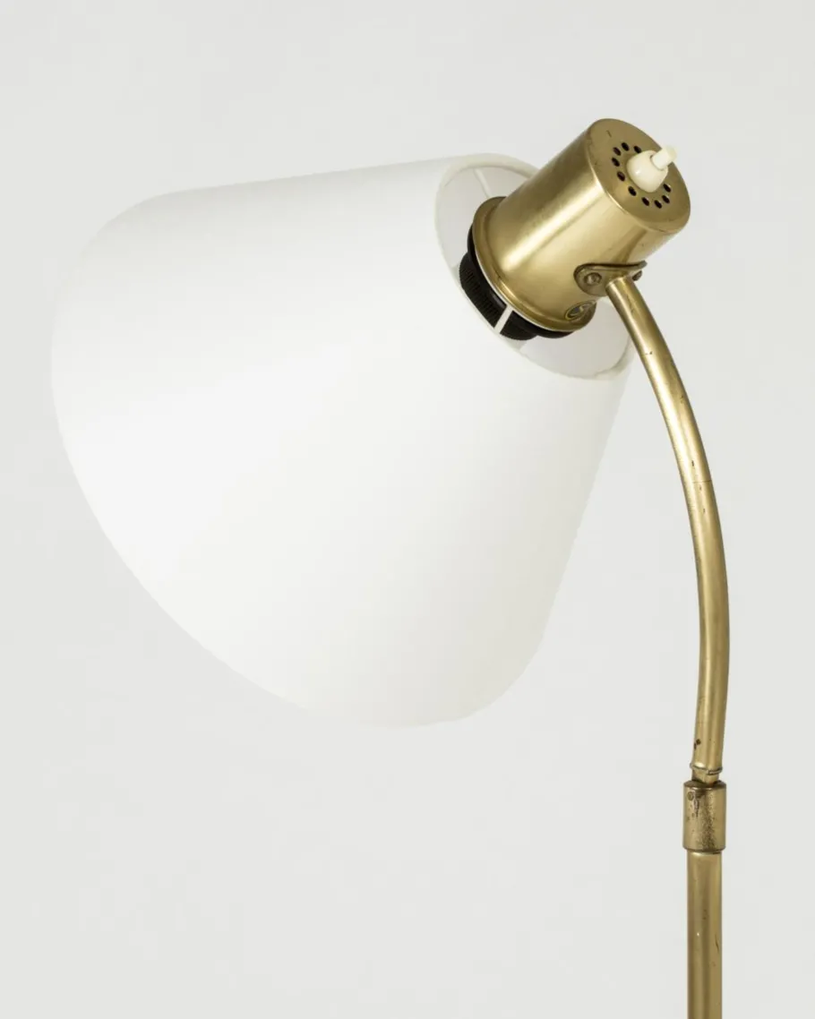 New Pamono Vintage Brass Floor Lamp from Philips, 1950s