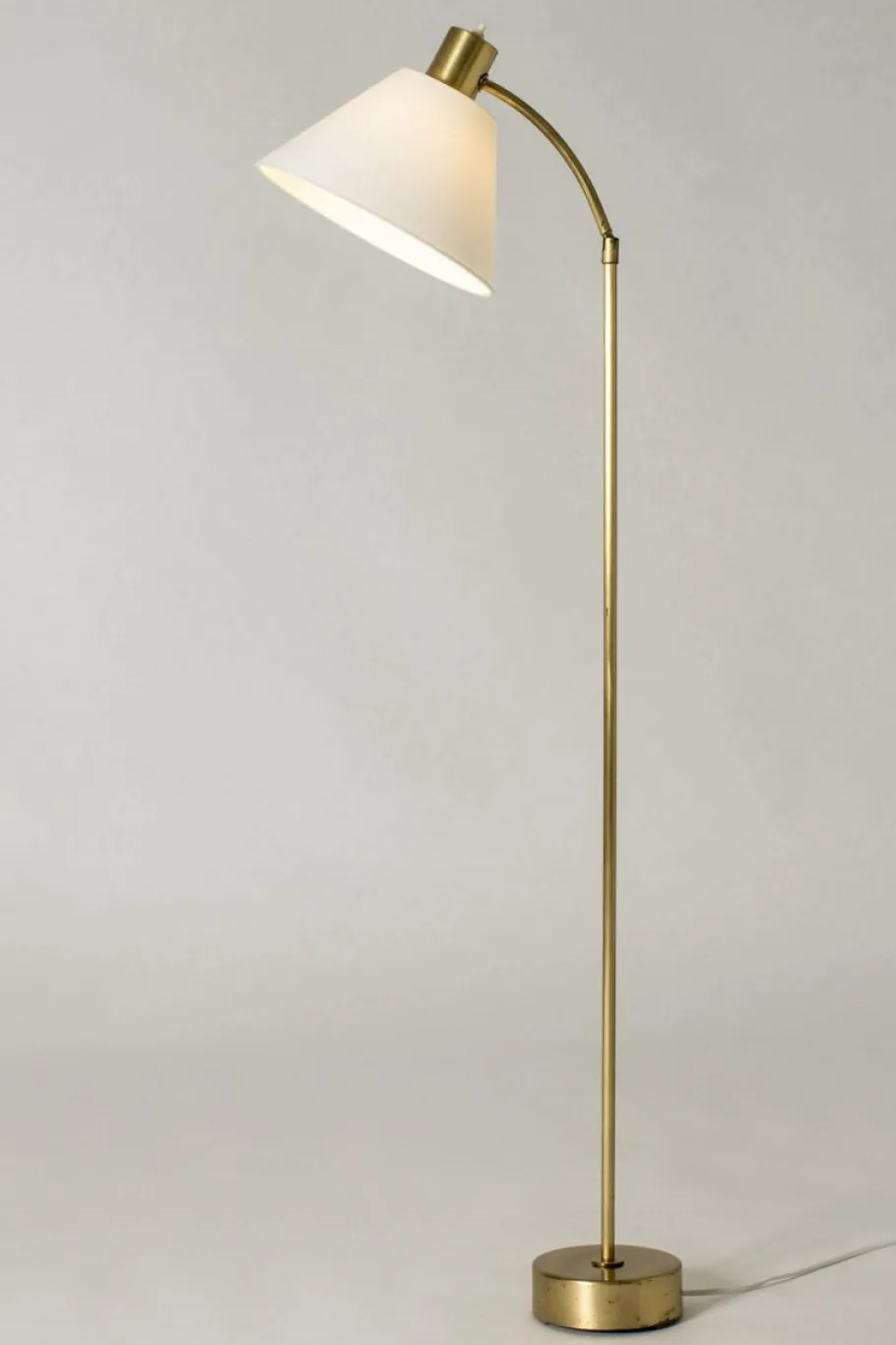 New Pamono Vintage Brass Floor Lamp from Philips, 1950s