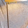 Online Pamono Vintage Brass Floor Lamp with Cream Fabric Shade and Swivel Arm, 1980s