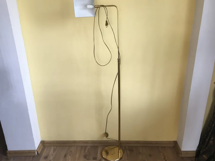 Best Pamono Vintage Brass Floor Lamp, 1970s