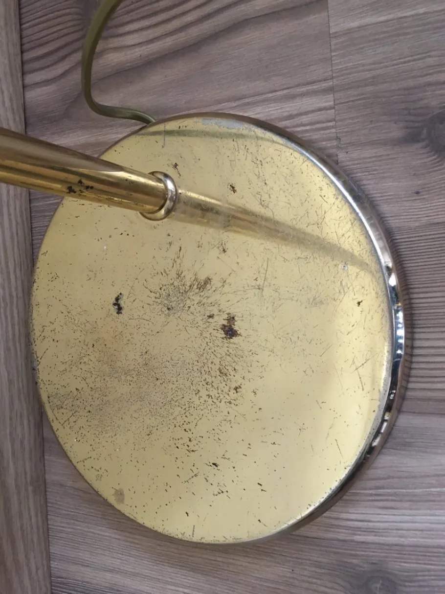 Best Pamono Vintage Brass Floor Lamp, 1970s