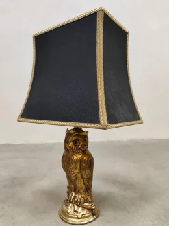 Sale Pamono Vintage Brass Owl Lamp from Loevsky & Loevsky, 1970s
