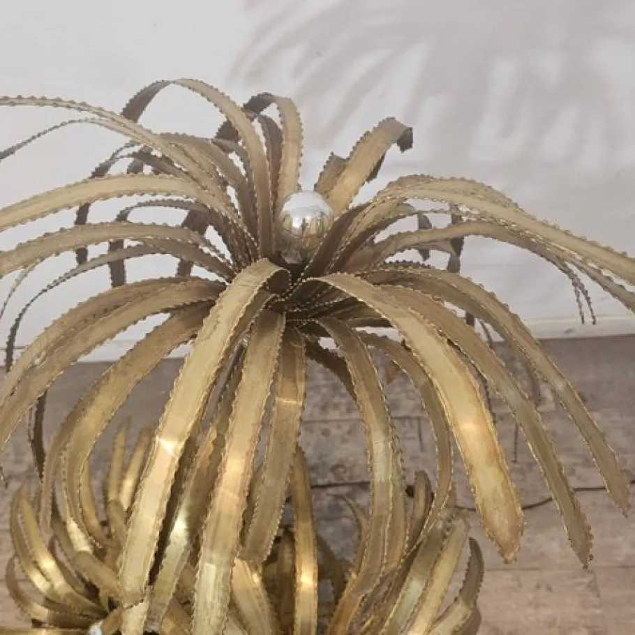 Sale Pamono Vintage Brass Palm Tree from Maison Jansen, France, 1975