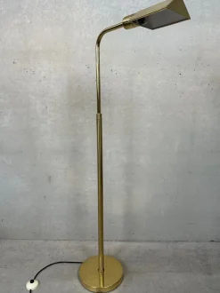 Best Pamono Vintage Brass Reading Floor Lamp from Metalarte