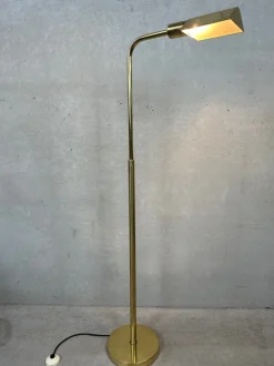 Best Pamono Vintage Brass Reading Floor Lamp from Metalarte