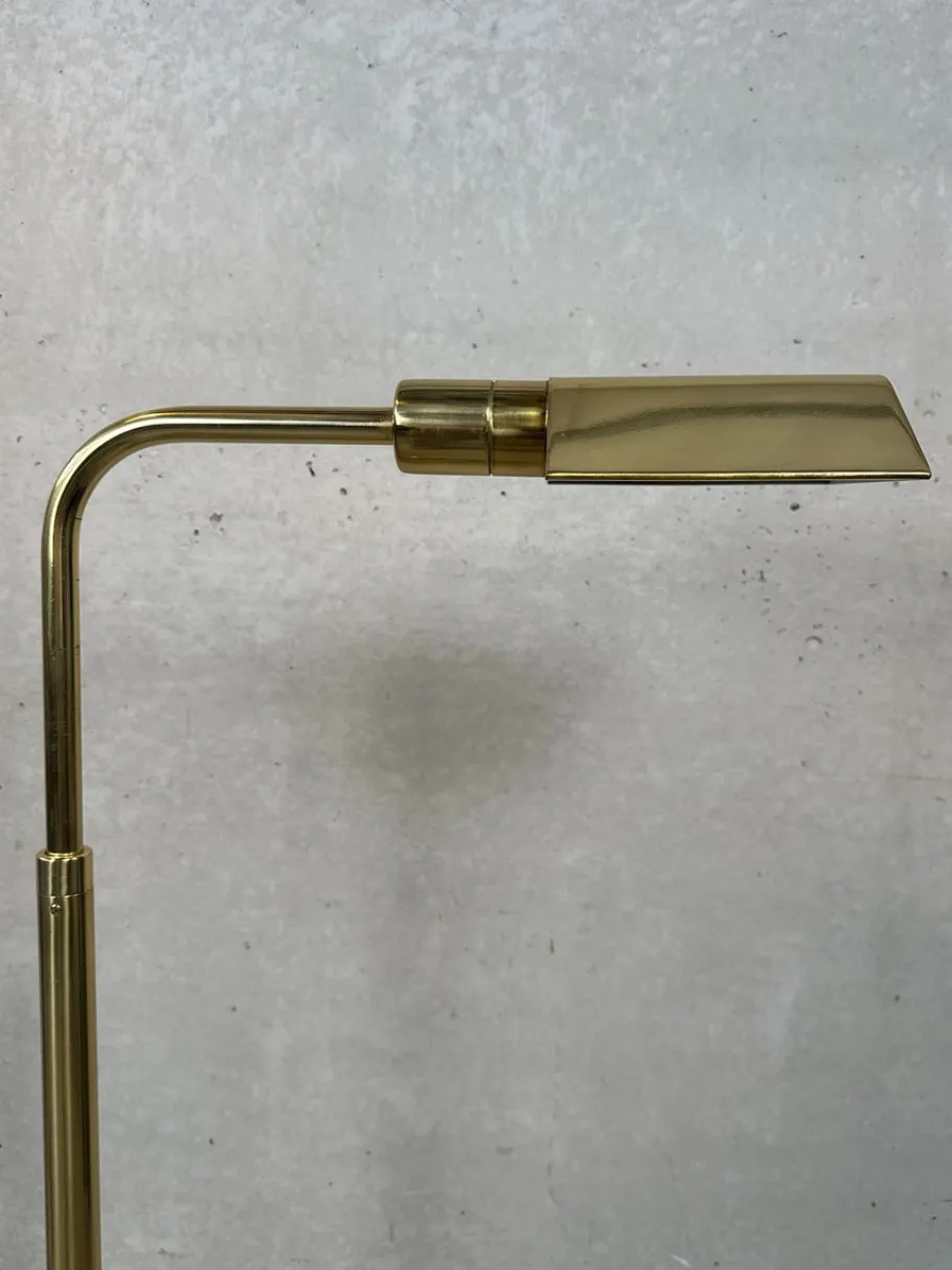 Best Pamono Vintage Brass Reading Floor Lamp from Metalarte