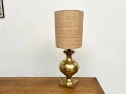 Best Pamono Vintage Brass Table Lamp, 1950s