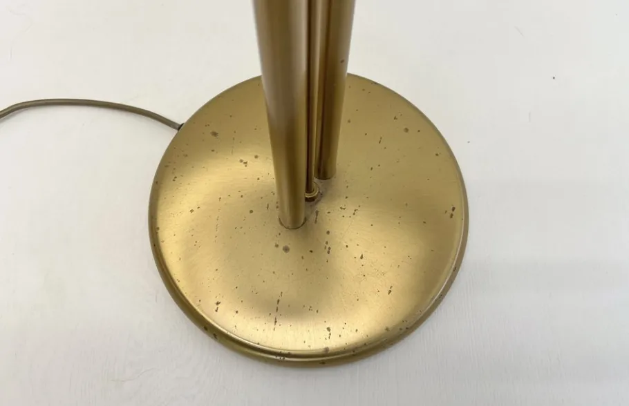 Online Pamono Vintage Brass Twin Double Holtkotter Floor Lamp, 1970s