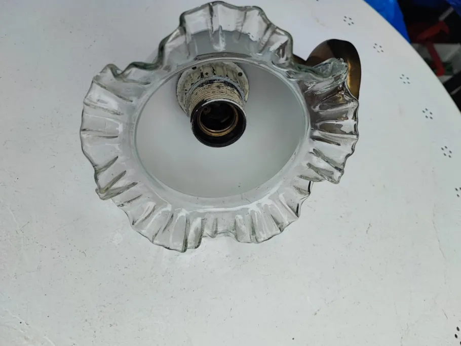 Sale Pamono Vintage Brass Wall Lamp, 1970s