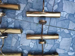 Sale Pamono Vintage Brass Wall Lamp, 1970s