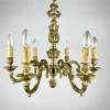 Best Pamono Vintage Bronze Chandelier in Empire Style