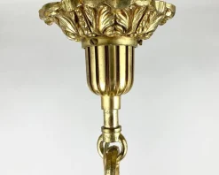 Best Pamono Vintage Bronze Chandelier in Empire Style