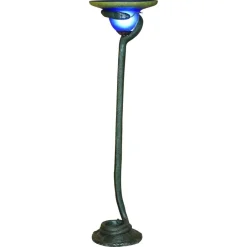 Online Pamono Vintage Bronzed Snake Floor Standing Lamp by Edgar Brandt