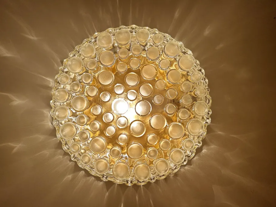 Sale Pamono Vintage Bubble Glass Wall Lights, 1960s, Set of 2