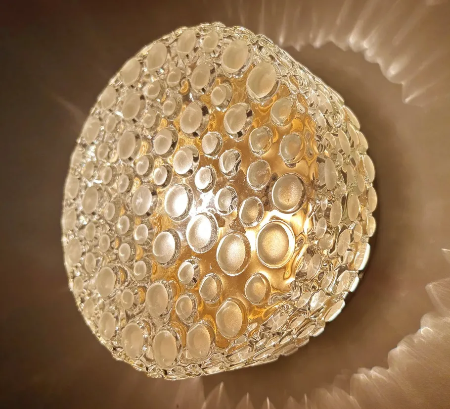 Sale Pamono Vintage Bubble Glass Wall Lights, 1960s, Set of 2