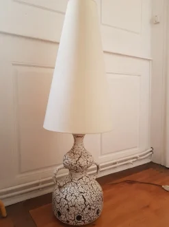 Pamono Vintage Ceramic Fat Lava Floor Lamp