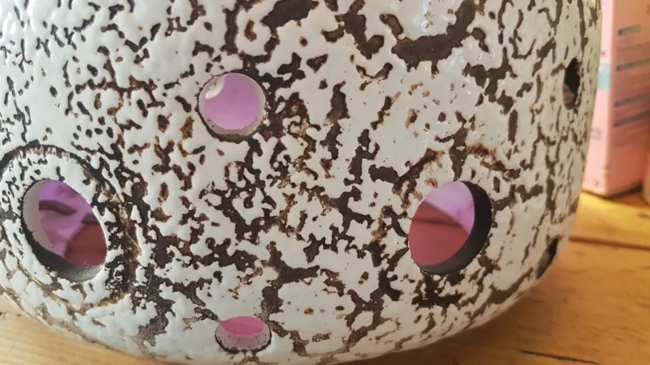 Pamono Vintage Ceramic Fat Lava Floor Lamp