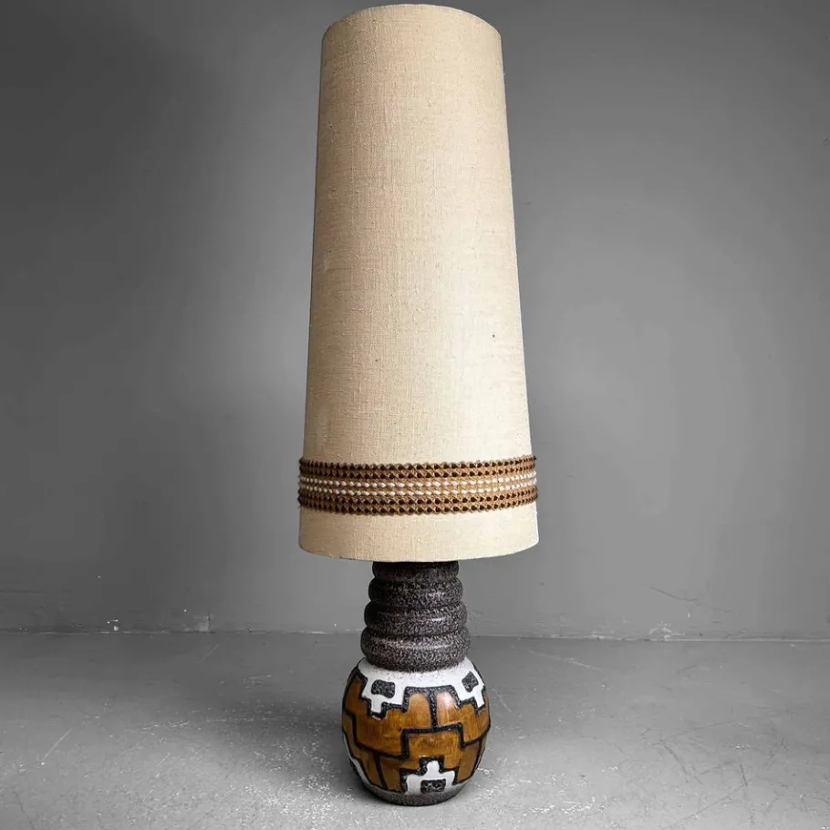 Outlet Pamono Vintage Ceramic Mood Floor Lamp, West Germany, 1970s