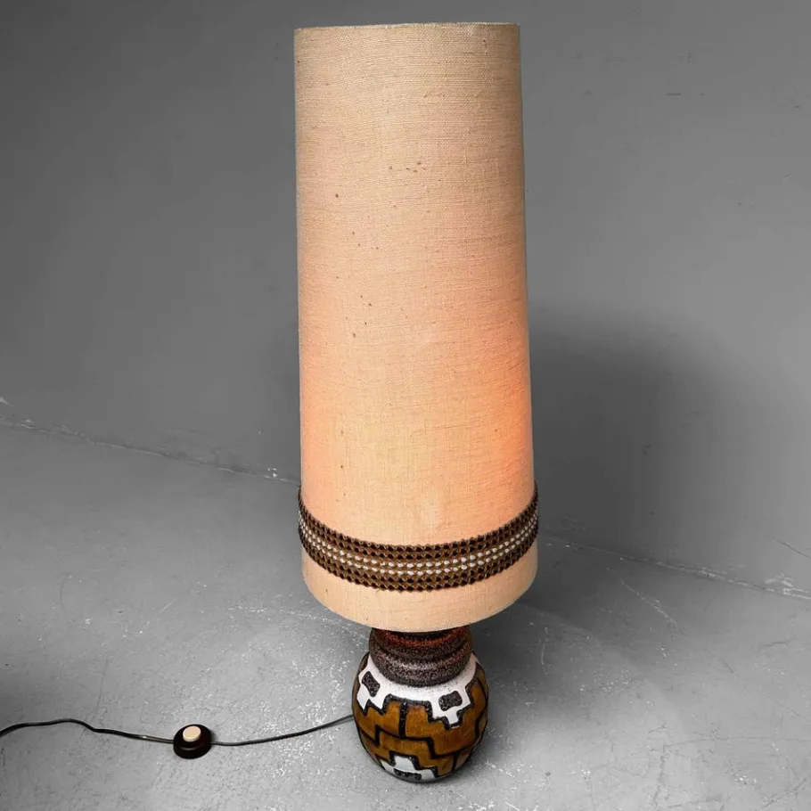 Outlet Pamono Vintage Ceramic Mood Floor Lamp, West Germany, 1970s