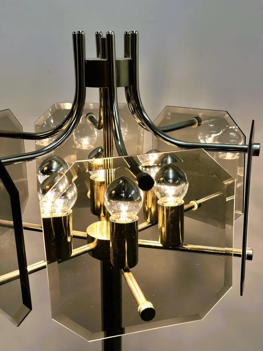 Online Pamono Vintage Chrome Floor Lamp by Luigi Colani, 1970s