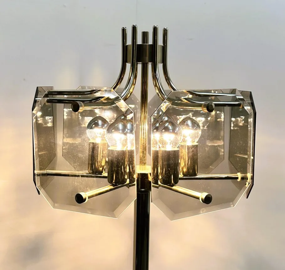 Online Pamono Vintage Chrome Floor Lamp by Luigi Colani, 1970s