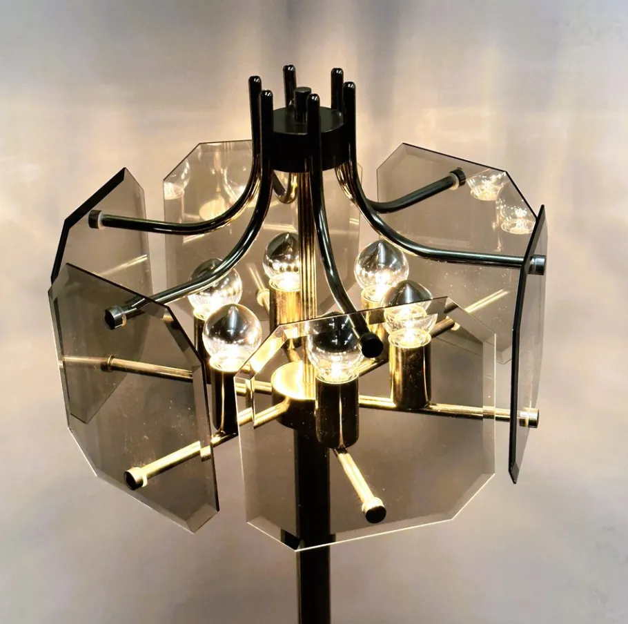 Online Pamono Vintage Chrome Floor Lamp by Luigi Colani, 1970s