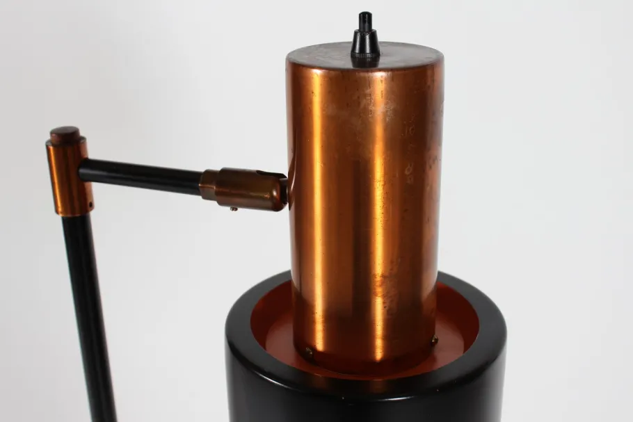 Outlet Pamono Vintage Copper Floor Lamp Model Studio by Jo Hammerborg for Fog & Mørup, Denmark, 1960s