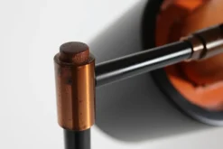 Outlet Pamono Vintage Copper Floor Lamp Model Studio by Jo Hammerborg for Fog & Mørup, Denmark, 1960s