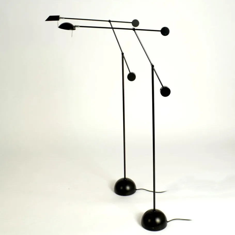 Sale Pamono Vintage Counter Balance Floor Lamp, 1970s, Set of 2
